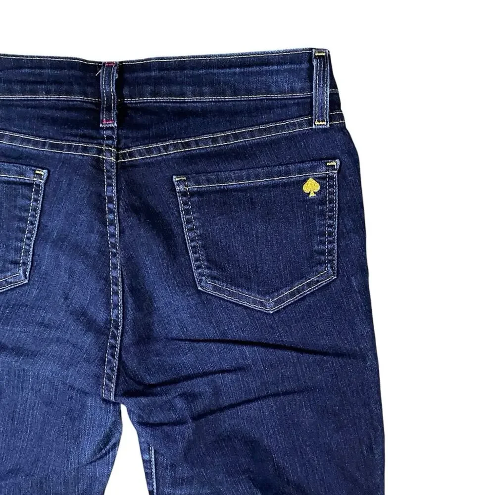 Y2K Kate Spade Play Hooky Straight Leg Jeans - 26x28